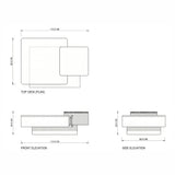 مقاسات طقم طاولات القهوة 115×80×39 سم – لونت