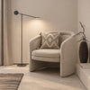 كرسي دائري بيج فاتح 75 سم – لونت